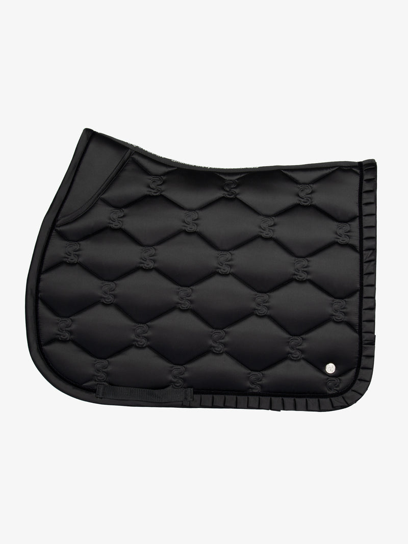 PS of Sweden Ruffle Jump Saddle Pad - Black