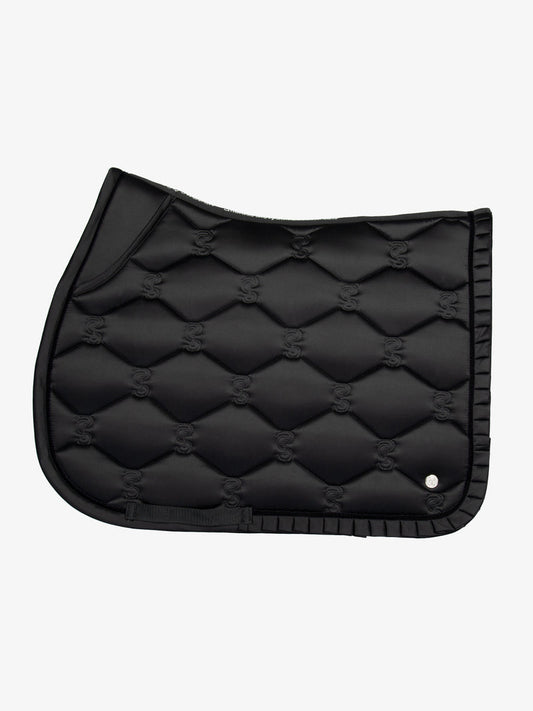 PS of Sweden Ruffle Jump Saddle Pad - Black