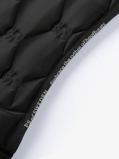 PS of Sweden Ruffle Jump Saddle Pad - Black
