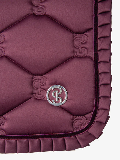 PS of Sweden Ruffle Jump Saddle Pad - Plum