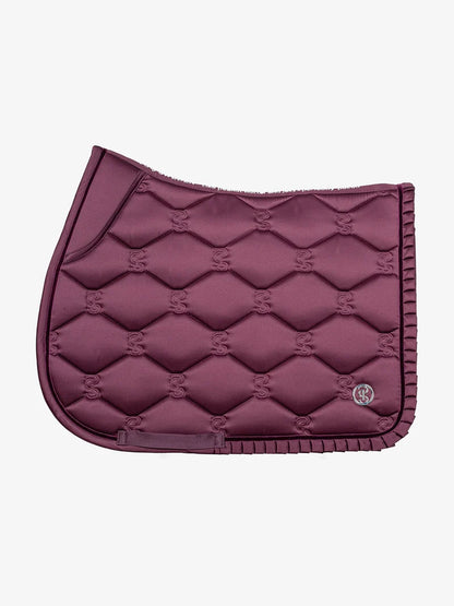 PS of Sweden Ruffle Jump Saddle Pad - Plum