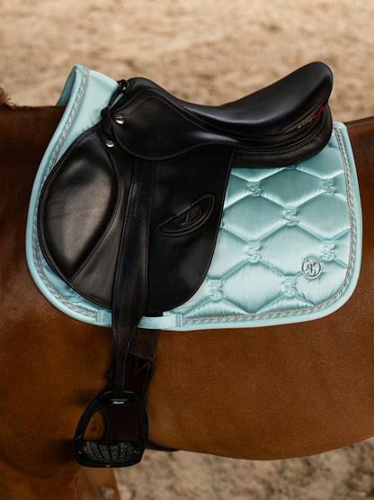 PS of Sweden Signature Jump Saddle Pad - Arctic Aqua