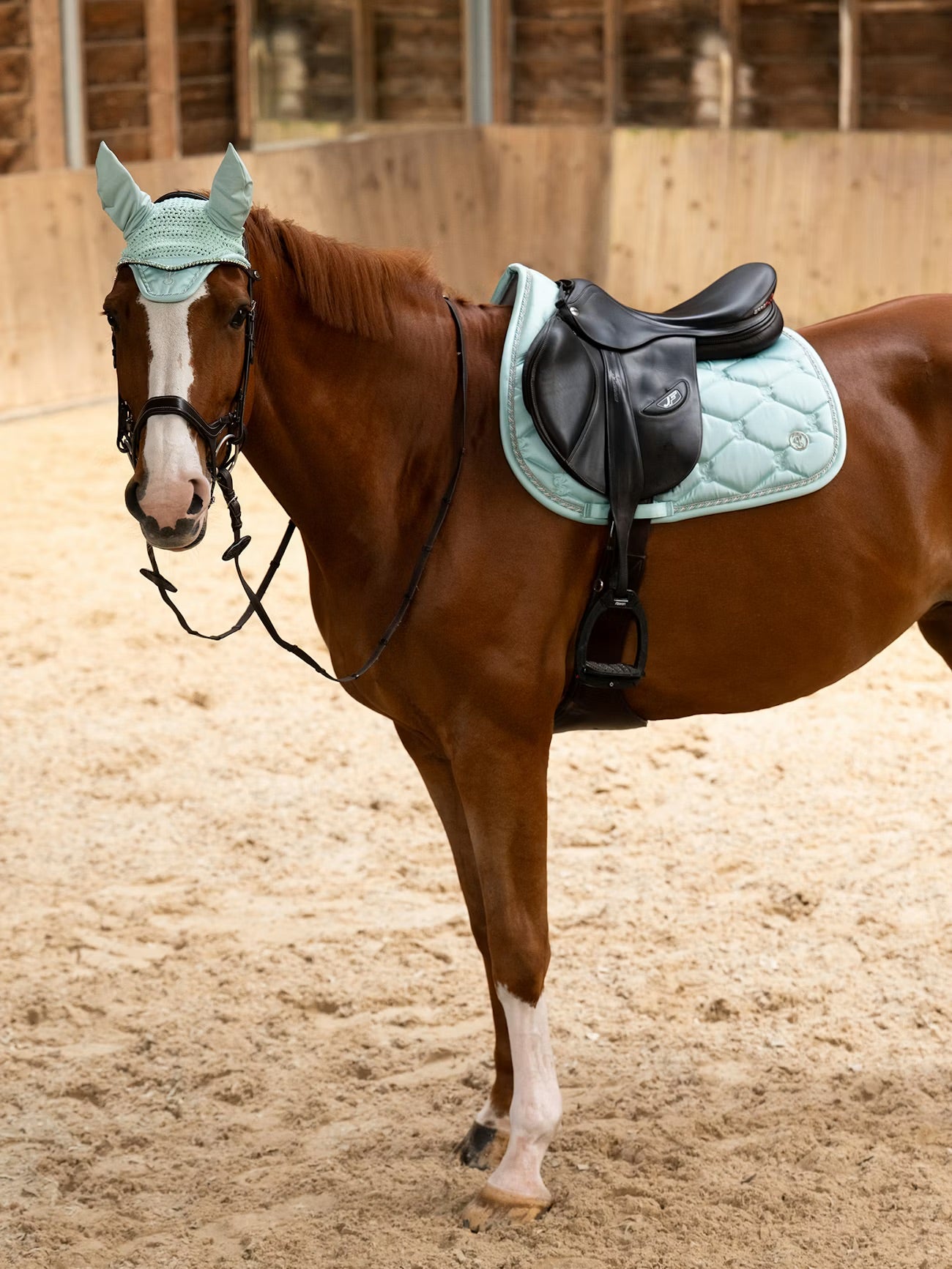 PS of Sweden Signature Jump Saddle Pad - Arctic Aqua