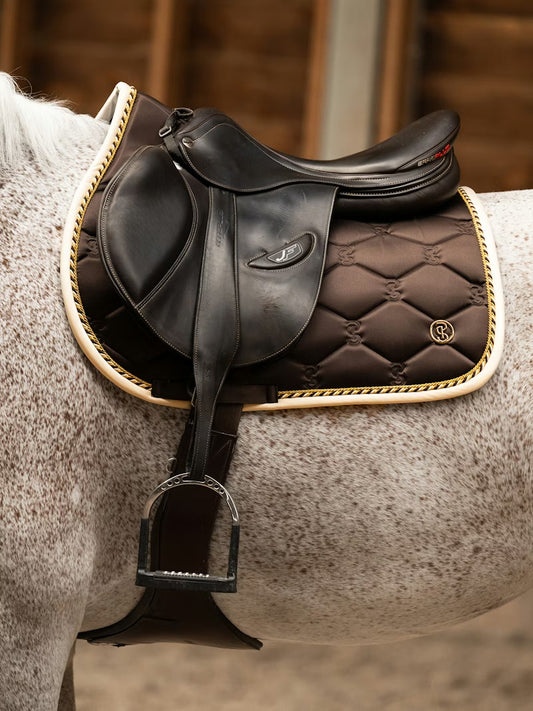 PS of Sweden Signature Jump Saddle Pad - Java Noir