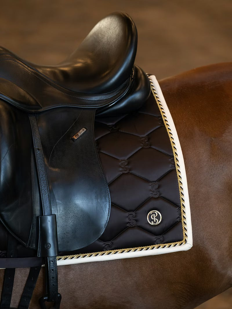 PS of Sweden Signature Dressage Saddle Pad - Java Noir