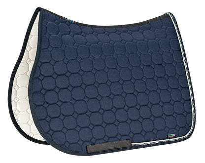 Equiline Rio Rhinestone Saddle Cloth B0I070 - White Jumping
