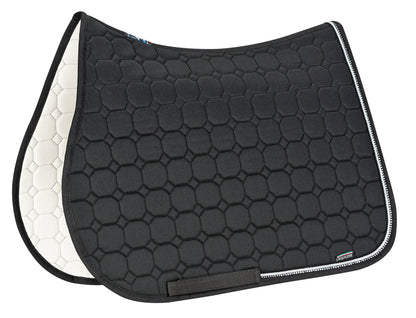 Equiline Rio Rhinestone Saddle Cloth B0I070 - White Jumping