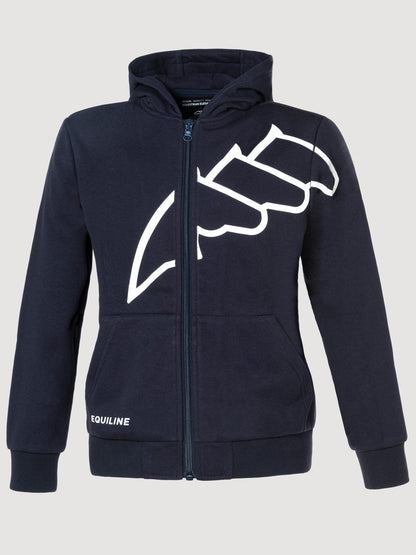 Equiline Eqcorgia Full Zip Hoodie - Blue