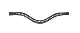 Cavallino Shaped Large Silver Diamante Browband