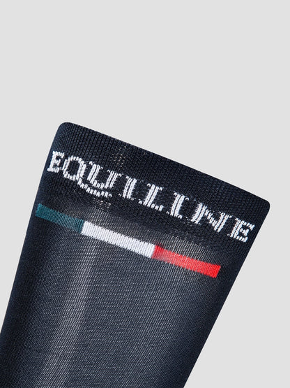 Equiline Silver Plus Light Socks - Blue