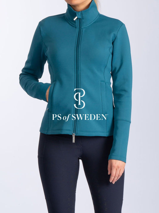 PS of Sweden Midlayer Fleur Petrol Blue