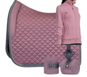 PS of Sweden Ultimate Roseberry Bundle Saddle Pad, Polo Bandages and Mid Layer