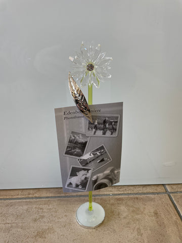 Edenbomboniere flower and leaf magnetic photo frame