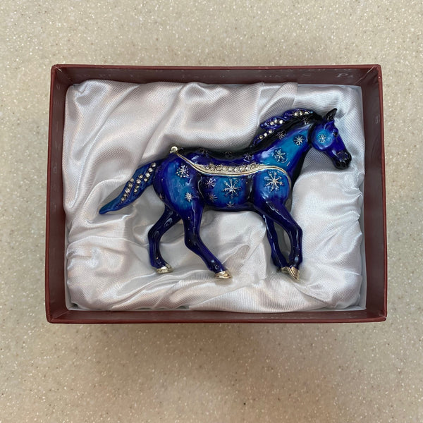 The Trail of Painted Ponies Snowflake Jeweled Gift Box 3574