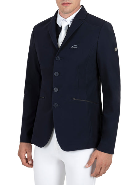 Equiline Men's Competition Jacket Cordelec - Navy Blue
