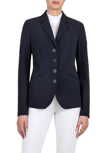 Equiline Women's Competition Jacket Cybilic - Navy Blue