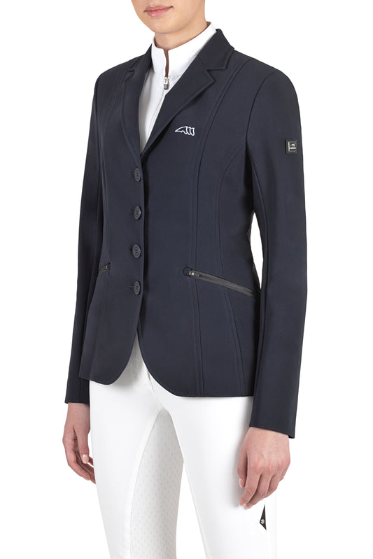 Equiline Women's Competition Jacket Clonac - Navy Blue IT 42 / NZ 10