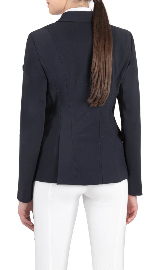 Equiline Women's Competition Jacket Clonac - Navy Blue IT 42 / NZ 10