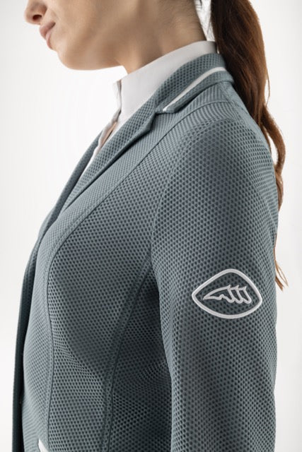 Equiline Eqcigiac Women's Mesh Competition Jacket - Forest Green