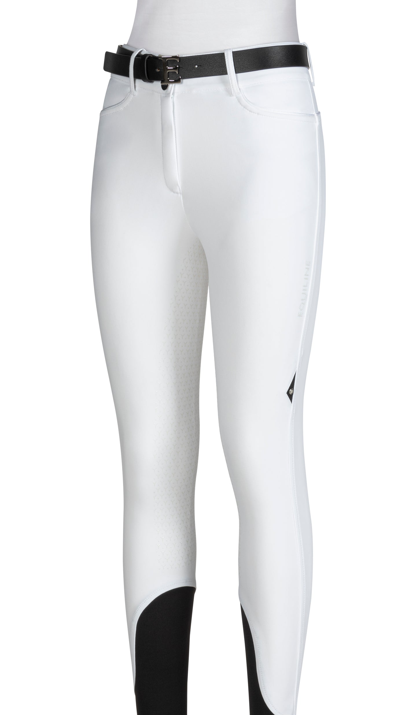 Equiline Women's Full Grip Breeches Gingerfh - White