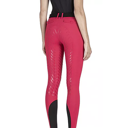 Equiline Cerief Womens Breeches - Cherry Red