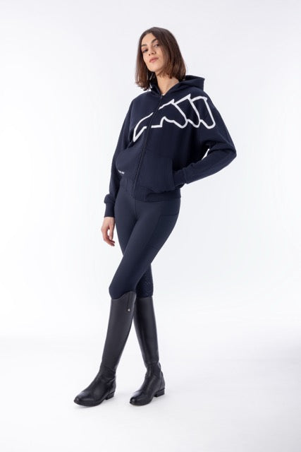 Equiline Eqcorgia Full Zip Hoodie - Blue