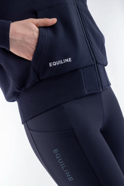 Equiline Eqcorgia Full Zip Hoodie - Blue