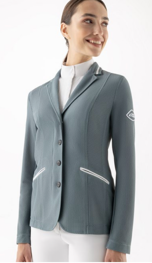 Equiline Eqcigiac Women's Mesh Competition Jacket - Forest Green