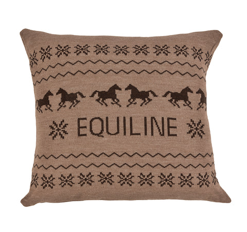 Equiline Christmas Pillow Nian - Brown