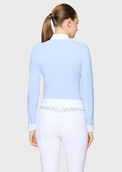 Samshield Colette Long Sleeve Show Shirt - Cashmere Blue