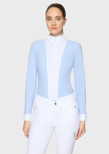 Samshield Colette Long Sleeve Show Shirt - Cashmere Blue