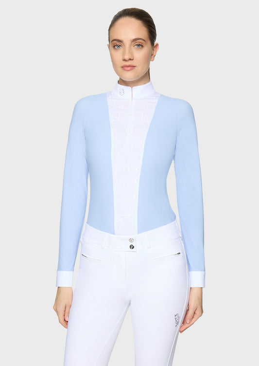 Samshield Colette Long Sleeve Show Shirt - Cashmere Blue