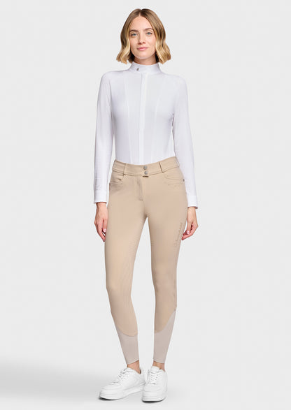Samshield Delice Floral Full Grip Breeches - Sand