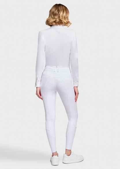 Samshield Delice Floral Full Grip Breeches - White