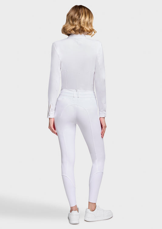 Samshield Delice Floral Full Grip Breeches - White