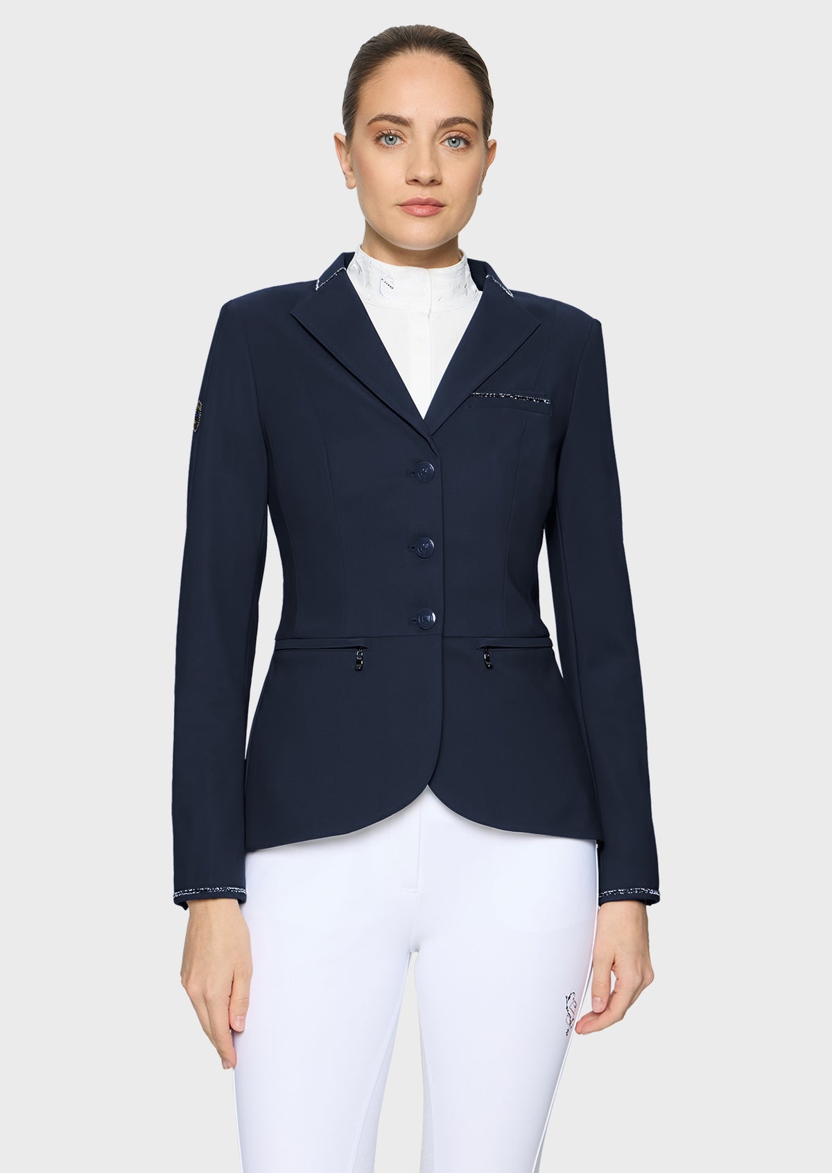 Samshield Victorine Crystal Fabric Competition Jacket - Navy (FW26)