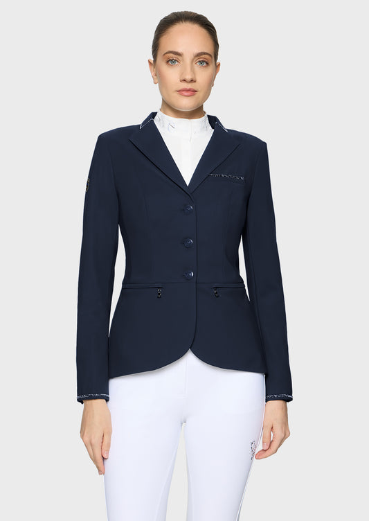Samshield Victorine Crystal Fabric Competition Jacket - Navy (FW26)