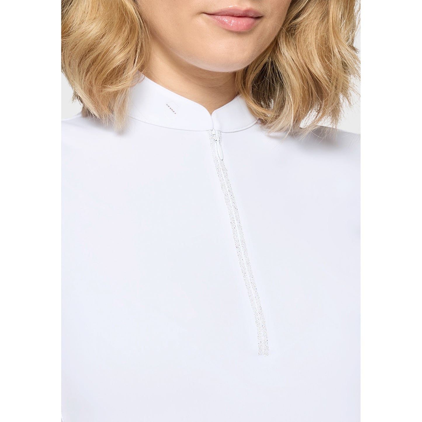Samshield Aloise Half Mesh Short Sleeve - White