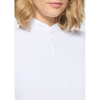 Samshield Aloise Half Mesh Short Sleeve - White