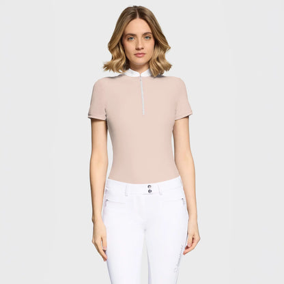 Samshield Aloise Half Mesh Short Sleeve - Powder Pink