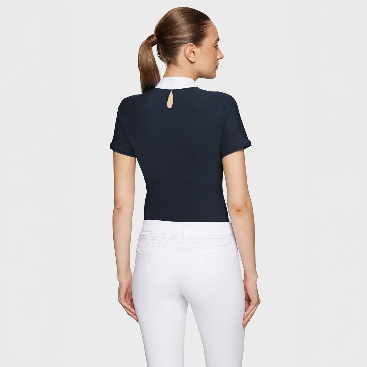 Samshield Aloise Half Mesh Short Sleeve - Navy