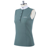 Animo Bastille Ladies Sleeveless Competition Shirt - Giada Green