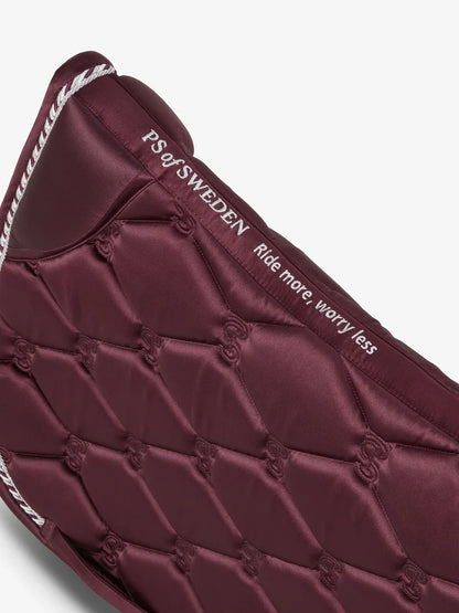 PS of Sweden Signature Jump Saddle Pad - Plum
