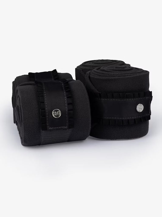 PS of Sweden Polo Bandage Ruffle Pearl Dark Grey