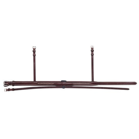 Equiline Shaped Convex Noseband with Removable Flash Straps - Black Cob