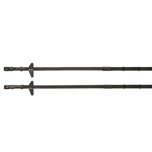 Equiline Continental Web Reins with Stoppers