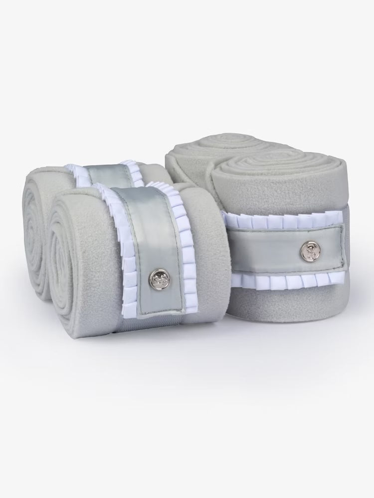 PS of Sweden Polo Bandage Ruffle Pearl Ice Grey