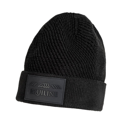 Equiline Cabic Knitted Thermo Hat Black