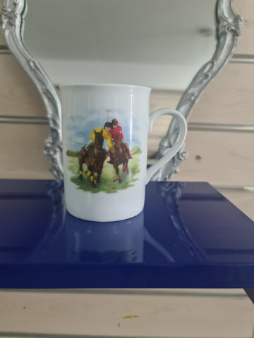Porcelain Equestrian themed Mug