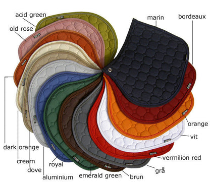 Equiline Octagon Plain Saddle Blanket - Dressage